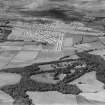 King's Park and Croftfoot Housing Estates and Castlemilk House, Glasgow.  Oblique aerial photograph taken facing north.