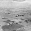 Gullane Aerodrome, Drem.  Oblique aerial photograph taken facing east.