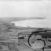 Stranraer, general view, showing Loch Ryan and Milleur Point.  Oblique aerial photograph taken facing north.  This image has been produced from a damaged negative.