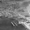 Hall, Russell and Co. Shipyard and Engineering Works, York Street, Footdee, Aberdeen.  Oblique aerial photograph taken facing north.