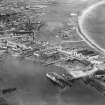 Hall, Russell and Co. Shipyard and Engineering Works, York Street, Footdee, Aberdeen.  Oblique aerial photograph taken facing north.