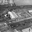 Bertrams Ltd. Westfield Iron Foundry, Westfield Avenue, Edinburgh.  Oblique aerial photograph taken facing north.