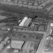 Bertrams Ltd. Westfield Iron Foundry, Westfield Avenue, Edinburgh.  Oblique aerial photograph taken facing north-west.