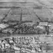 Florence Booth House, Clement Park, Lochee, Dundee.  Oblique aerial photograph taken facing north.