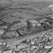 Florence Booth House, Clement Park, Lochee, Dundee.  Oblique aerial photograph taken facing north.