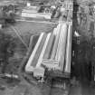 Turners Asbestos Cement Co. Dalmuir Works, Clydebank.  Oblique aerial photograph taken facing north-west.