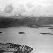 Loch Lomond, general view, showing Creinch and Cruach Dhubh.  Oblique aerial photograph taken facing north-west.