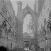 Dunkeld, Dunkeld Cathedral, interior.
View of roofless nave from East.