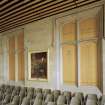 Interior. Ground floor. Assembly hall. View of plaques on W wall