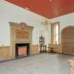 Interior, ground floor, main entrance hall, view from north west