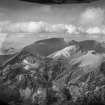 Stob Ban, Sgurr a' Mhaim and Ben Nevis.  Oblique aerial photograph taken facing north.