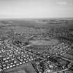 Dundee, general view, showing Dundee Law and Firth of Tay.  Oblique aerial photograph taken facing south-east.