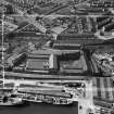 John G Kincaid and Co. Ltd. Clyde Foundry and Engine Works, East Hamilton Street, Greenock.  Oblique aerial photograph taken facing south.  This image has been produced from a crop marked negative.