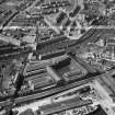 John G Kincaid and Co. Ltd. Clyde Foundry and Engine Works, East Hamilton Street, Greenock.  Oblique aerial photograph taken facing south-west.  This image has been produced from a crop marked negative.