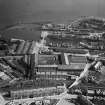 John G Kincaid and Co. Ltd. Clyde Foundry and Engine Works, East Hamilton Street, Greenock.  Oblique aerial photograph taken facing north.