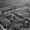 St Margaret's Convent and School, Renfrew Road, Paisley.  Oblique aerial photograph taken facing north-east.