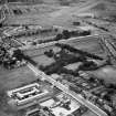St Margaret's Convent and School, Renfrew Road, Paisley.  Oblique aerial photograph taken facing east.
