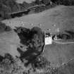 Gilnockie Tower, Hollows.  Oblique aerial photograph taken facing south-east. 