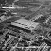 Harland and Wolff Clyde Foundry, 184 Helen Street, Govan, Glasgow.  Oblique aerial photograph taken facing south.  This image has been produced from a crop marked negative.