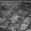 Glasgow, general view, showing Harland and Wolff Clyde Foundry, 184 Helen Street and Refuse Destruction and Electric Works, Govan.  Oblique aerial photograph taken facing north.  This image has been produced from a crop marked negative.