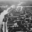 Glasgow, general view, showing Harland and Wolff Diesel Engine Works, 181 Lancefield Street and Queen's Dock.  Oblique aerial photograph taken facing west.  This image has been produced from a crop marked negative.