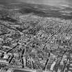 Dundee, general view, showing Dundee High School, Euclid Crescent and Dudhope Park.  Oblique aerial photograph taken facing north-west.