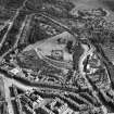 Calton Hill and Palace of Holyroodhouse, Edinburgh.  Oblique aerial photograph taken facing east.