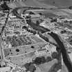 Haddington, general view, showing St Mary's Parish Church and Nungate Bridge.  Oblique aerial photograph taken facing north.