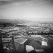 Stirling, general view, showing Stirling Castle and Wallace Monument, Abbey Craig.  Oblique aerial photograph taken facing east.