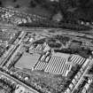 Ballantyne Brothers and Co. Ltd. March Street Mills, Peebles.  Oblique aerial photograph taken facing north-east.