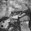 Montgomerie House Policies and Dead-men's Holm, Tarbolton.  Oblique aerial photograph taken facing east.