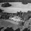 Montgomerie House, Tarbolton.  Oblique aerial photograph taken facing north. 