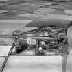 Cochran's Boiler Works, Newbie, Annan.  Oblique aerial photograph taken facing north-west.
