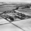 Cochran's Boiler Works, Newbie, Annan.  Oblique aerial photograph taken facing north.