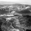 Tom Bheithe and Creag Ghiubhais, Balmoral Estate.  Oblique aerial photograph taken facing north.