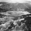 Tom Mor and Carn Dearg, Balmoral Estate.  Oblique aerial photograph taken facing north.