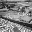 J and J Crombie Ltd. Grandholm Works, Woodside, Aberdeen.  Oblique aerial photograph taken facing north-west.