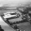 J and J Crombie Ltd. Grandholm Works, Woodside, Aberdeen.  Oblique aerial photograph taken facing west.