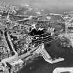 Peterhead, general view, showing Peterhead Harbour and Jamaica Street.  Oblique aerial photograph taken facing north.  This image has been produced from a damaged negative.