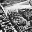 Perth, general view, showing Salutation Hotel, South Street and Queen's Bridge.  Oblique aerial photograph taken facing south-east.  This image has been produced from a crop marked negative.