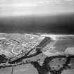 Aberdeen, general view, showing Bridge of Don and Balgownie Links Golf Course.  Oblique aerial photograph taken facing east.