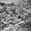 Pitlochry, general view, showing Fisher's Hotel, Atholl Road and Pitlochry West Church, Church Road.  Oblique aerial photograph taken facing east.  This image has been produced from a crop marked negative.