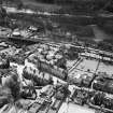 Fisher's Hotel, Atholl Road and Pitlochry Station, Pitlochry.  Oblique aerial photograph taken facing south.