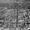 Aberdeen, general view, showing Union Street and St Mary's Roman Catholic Cathedral, Huntly Street.  Oblique aerial photograph taken facing east.