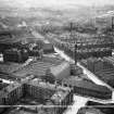 David and John Anderson Ltd. Atlantic Mills, Walkinshaw Street, Glasgow.  Oblique aerial photograph taken facing south.  This image has been produced from a crop marked negative.