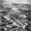 Glasgow, general view, showing A and G Paterson St Rollox Sawmills and Monkland Canal.  Oblique aerial photograph taken facing south-east.  This image has been produced from a crop marked negative.