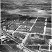 Rolls Royce Aero Engine Factory, Montrose Avenue, Hillington Industrial Estate, Renfrew.  Oblique aerial photograph taken facing north-west.  This image has been produced from a crop marked negative.