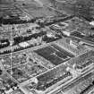 Glasgow, general view, showing Arbuckle Smith and Co. Warehouse, Moss Road and Southern General Hospital.  Oblique aerial photograph taken facing north.  This image has been produced from a crop marked negative.