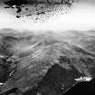 Beinn Dubh and Doune Hill, Loch Lomond.  Oblique aerial photograph taken facing west.  This image has been produced from a damaged negative.