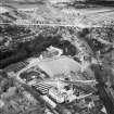 Dunfermline, general view, showing Winterthur Silks Ltd. Canmore Works, Bruce Street and Buffies Brae.  Oblique aerial photograph taken facing north-west.  This image has been produced from a crop marked negative.